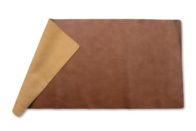 Alt view image 2 of 3 - Genuine Leather Desk Pad, Office Desk Mat, Large Desk Blotter, Desk Protector, and Mouse Pad 31.5" x 15.75" (1.8-2.0 mm) Tan, Waterproof, Premium Quality for Desk Surface Protection and Comfort
