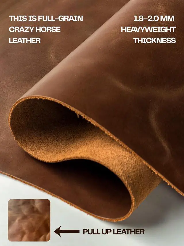 Alt view image 3 of 5 - Genuine Leather Desk Pad, Office Desk Mat, Large Desk Blotter, Desk Protector, and Mouse Pad 31.5" x 15.75" (1.8-2.0 mm) Luggage, Waterproof, Premium Quality for Desk Surface Protection and Comfort