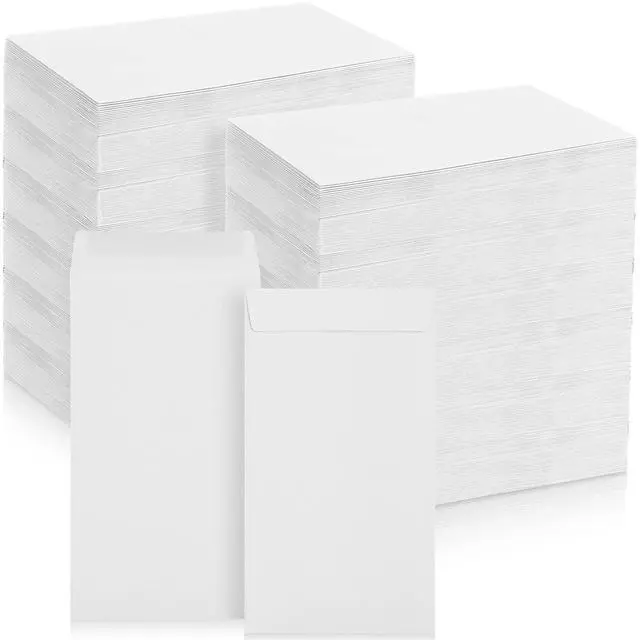 Main image of #7 1000 Pack Money Envelopes for Cash Self-adhesive 28lb Thick Coin Envelopes 3-1/2" x 6-1/2" - Privacy Envelope for Budget, Wedding Gifts, Seed Storage & Receipts(White,7)