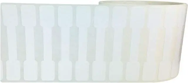 Alt view image 2 of 4 - InStockLabels Blank Tamper Evident Labels, 0.5 x 2.75 Inch, 2500 Count | Tamper proof stickers for food delivery, packaging, envelope seals, business use, personal use, and secure closures