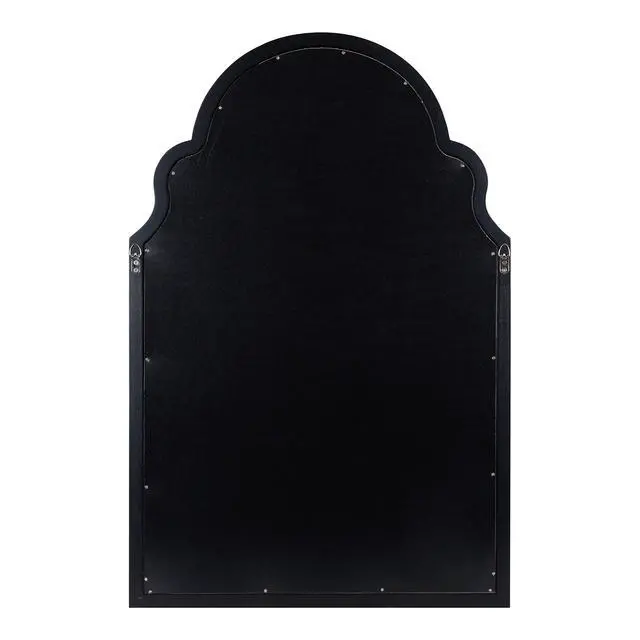 Alt view image 4 of 6 - Hogan Farmhouse Framed Arch Fabric Pinboard; 24 x 36; Black; Decorative Bulletin Board with Moroccan Arch and Linen Fabric Pinning Surface for Wall