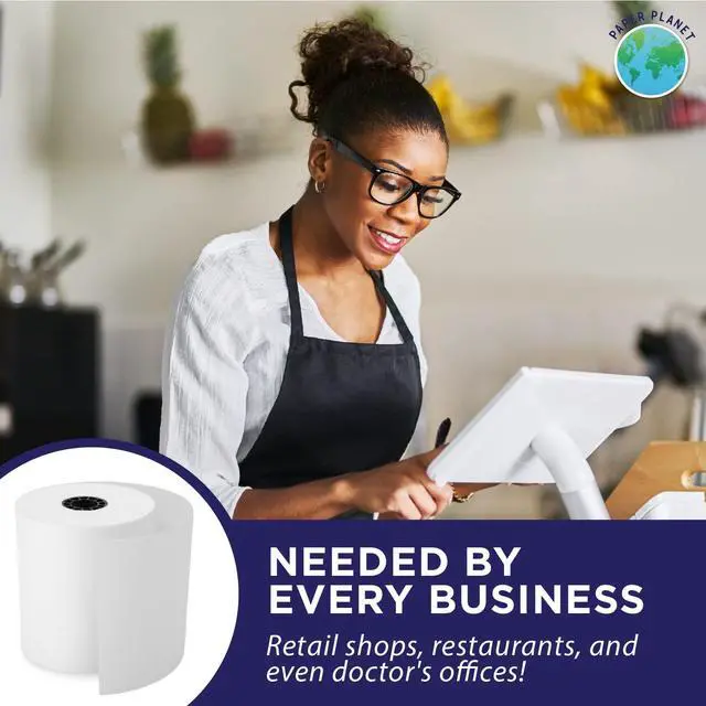 Alt view image 5 of 6 - Thermal Paper for Square Stand and Register | 20 Rolls | Thermal Receipt Paper, Compatible with Star Micronics TSP143IIIU Printer