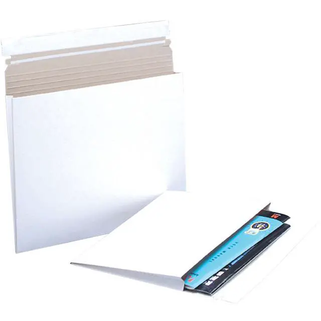 Alt view image 5 of 6 - BRM2G Gusseted Flat Mailers, 12 1/2" x 9 1/2" x 1", White (Pack of 100)