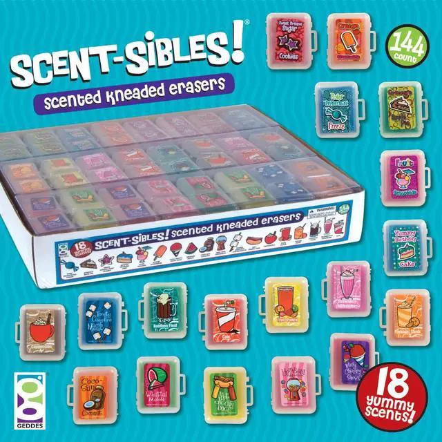 Alt view image 4 of 5 - Raymond Scent-Sibles Scented Erasers For Kids (Pack of 144)