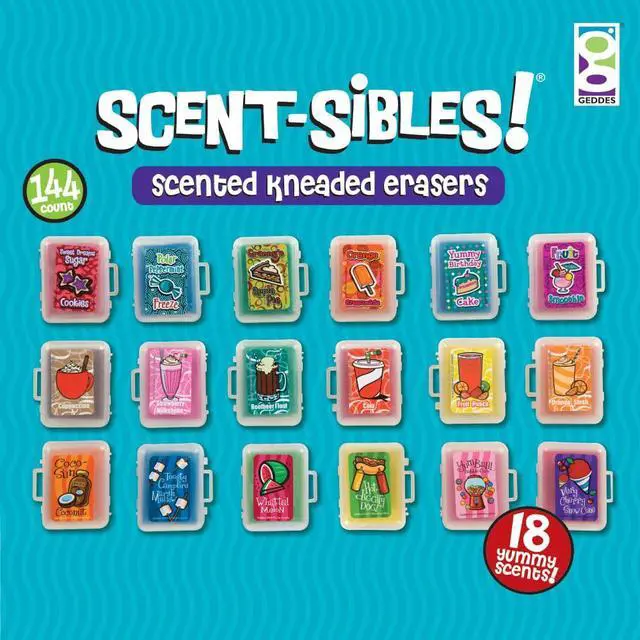 Alt view image 5 of 5 - Raymond Scent-Sibles Scented Erasers For Kids (Pack of 144)