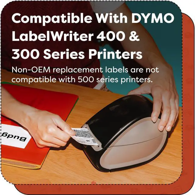 Alt view image 5 of 6 - 4x6 Shipping Labels, Direct Thermal Labels, DYMO 4XL 1744907 | Return Address Labels for Mailing, Packages - Compatible with Zebra, Rollo Printers - (6600 Count, 30 Rolls, Not 5XL)