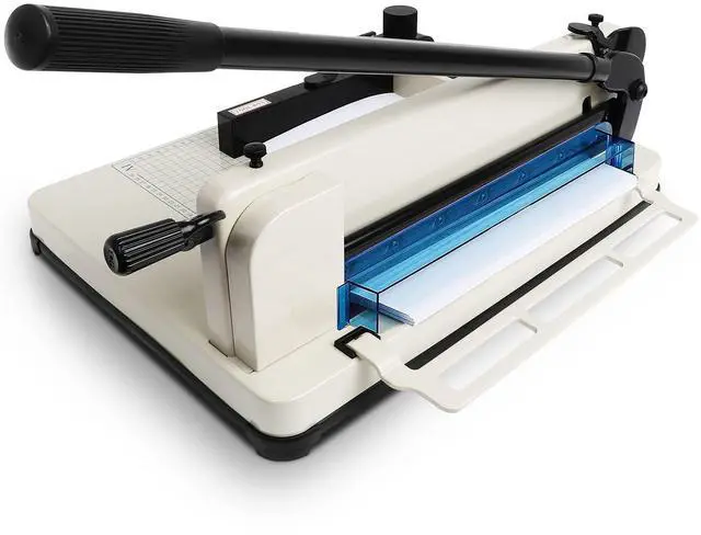 Main image of 17" Heavy Duty Guillotine Trimmer Paper Cutter,Cortadora de Papel 500 Sheets Paper Trimmer with Double Safety Protection Durable HSS Blade for Cutting Paper