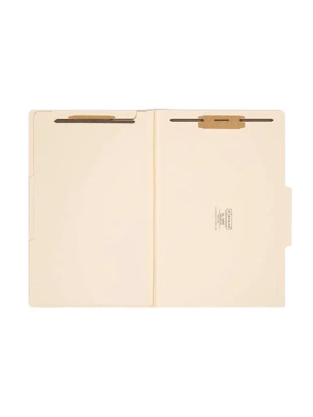 Alt view image 4 of 6 - Classification File Folder, 2 Dividers, 2" Expansion, 2/5-Cut Tab, Legal Size, Manila, 10 per Box (19000)