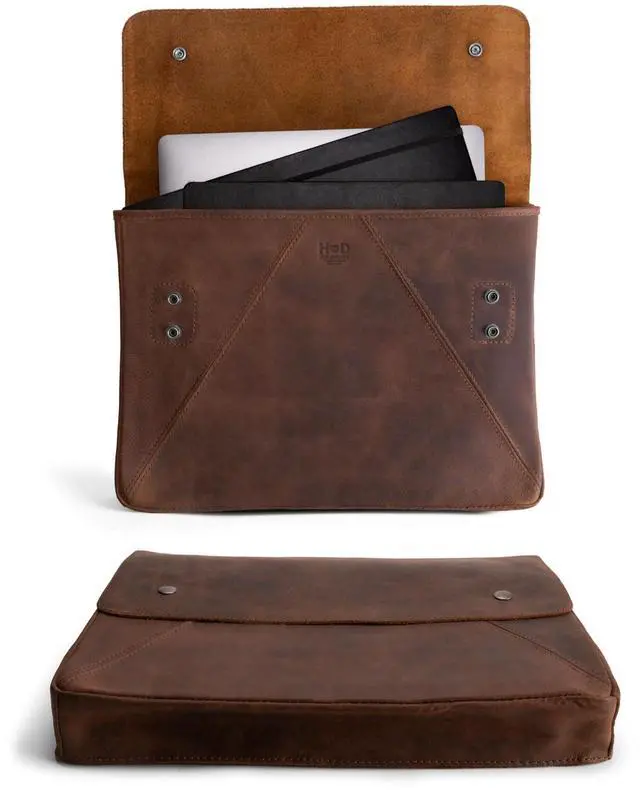 Main image of Leather Document Holder XL, Premium Leather Portfolio for Men, Padfolio/Folio, Professional Resume Folder/Binder, Stylish Legal Pad Holder for Office and Business (Bourbon Brown)