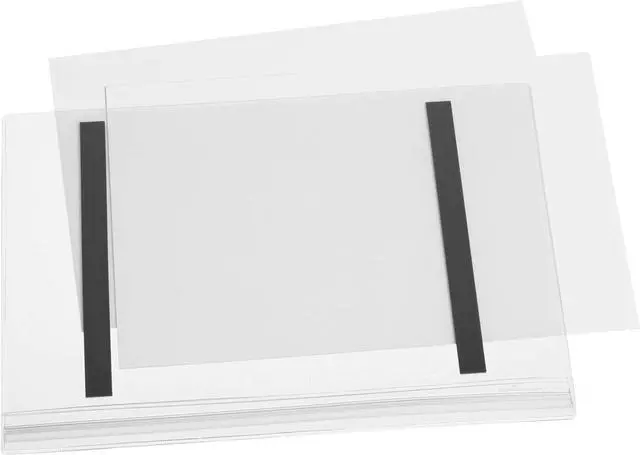Main image of Water-Resistant Letter Magnetic Sign Holder - Pack of 5 Transparent Document Holders - 8.3" x 11.7" Inches Document Display - IPX5 Tested and Perfect for Outdoor Information Displays | Weatherproof vi
