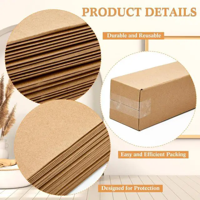 Alt view image 4 of 6 - 30 Pcs 6L x 6W x 48H Inch Golf Club Shipping Boxes Tall Corrugated Boxes Cardboard Long Golf Storage for Shipping, Packaging, Moving, Mailing, Home or Business