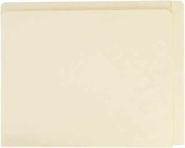 Main image of Conversion File Folder Top and End Tab, Letter Size, Manila, 100 per Box (24190)