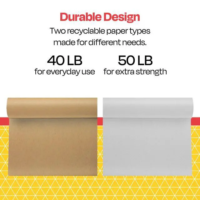 Alt view image 5 of 6 - 85480 Butcher Kraft Paper Roll, 40 lb, 24 Inches x 1000 Feet, White