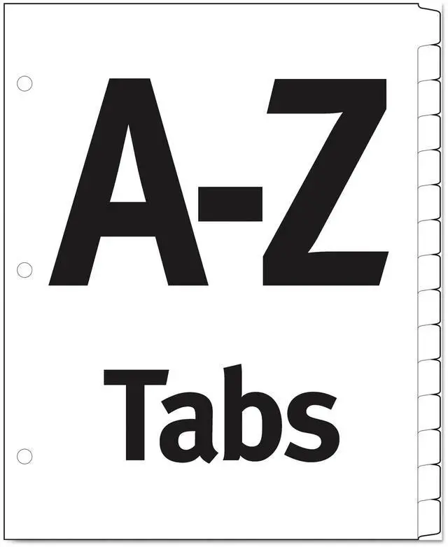 Alt view image 3 of 3 - 11676 Table 'n Tabs Dividers, 26-Tab, Letter (Pack of 12)