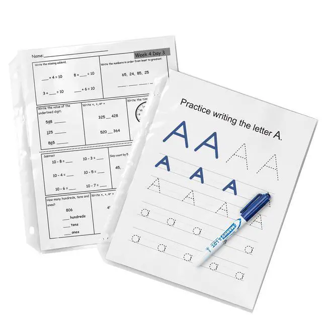 Alt view image 4 of 6 - Clear Economy Sheet Protectors, Top Load, 100 Document Protectors (75183) (Pack of 500)