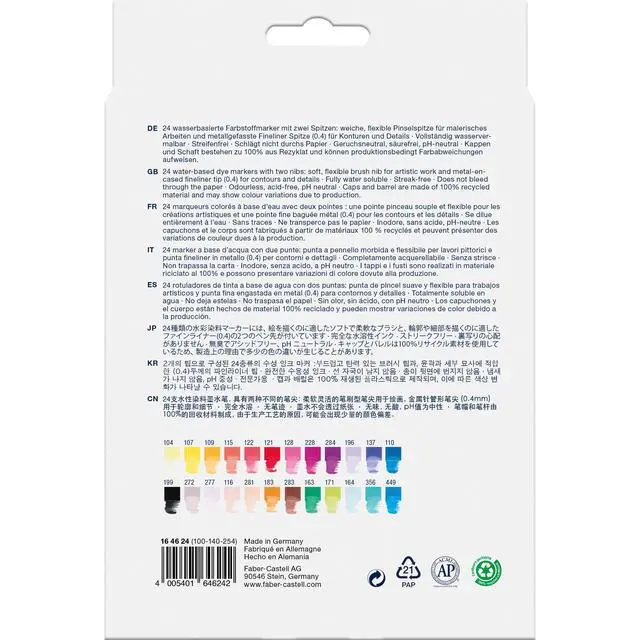 Alt view image 2 of 6 - Goldfaber Aqua Dual Markers, 24 Watercolor Markers