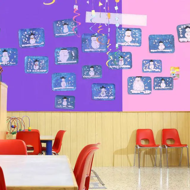 Alt view image 6 of 6 - 12 Roll Fade Resistant Bulletin Board Paper, 48 Inches x 12 Feet Bulletin Board Paper Roll, Fade Resistant for Arts Crafts Drawing Paint Classroom, 12 Assortment Color