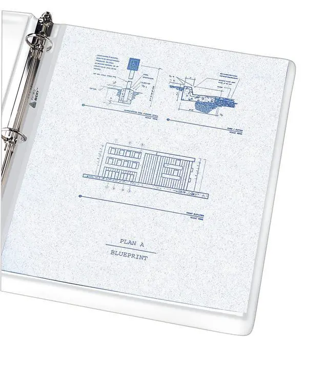 Alt view image 3 of 6 - Semi-Clear Economy Sheet Protectors, Top Load, 100 Document Protectors (74101) (Pack of 5)