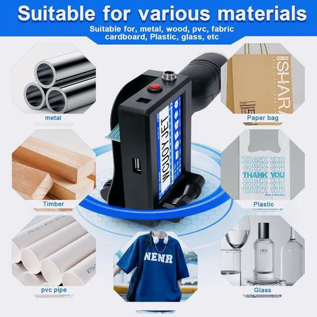 Alt view image 4 of 6 - Handheld Printer Ink Original Solvent Fast-Drying 42ML Black Ink Replacement for H760 Handheld Inkjet Printer Ink Cartridge