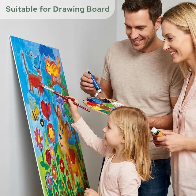 Alt view image 4 of 6 - 24x36 White Foam Board 3/16 Thick 10 Pack | Acid Free, Polystyrene, Warp-Resistant, Easy to Cut, For Drawing Presentation, Project, Picture, Decorations & Craft Display