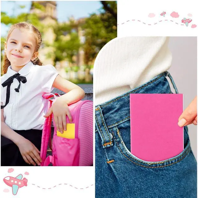 Alt view image 6 of 6 - 200 Packs Mini Pocket Notebooks 3.5 x 5.5 Inch Lined Small Colorful Notebook Composition Notebook Bulk 20 Color 24 Sheets/48 Pages Memo Notepad Set for School Students Traveler Office Supplies
