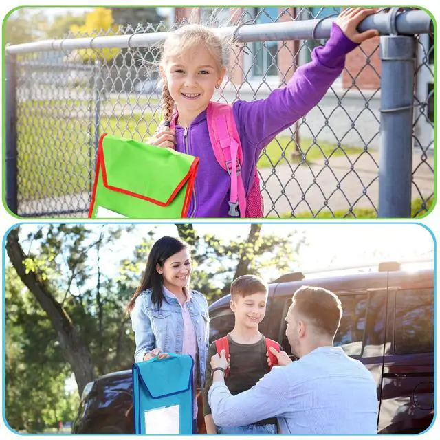 Alt view image 6 of 6 - 36 Sets Book Pouches for Classroom in Bulk Book Bags with 15 Name Tag