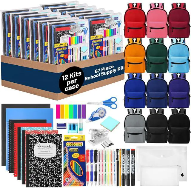 Main image of 804 Pcs Christmas Gifts Bulk Back to School Supplies, 12 Set Operation Christmas Gift Backpack & Notebooks Pen Folders for 2026 Elementary Middle High Students 4-12 Grades Essential Bundle