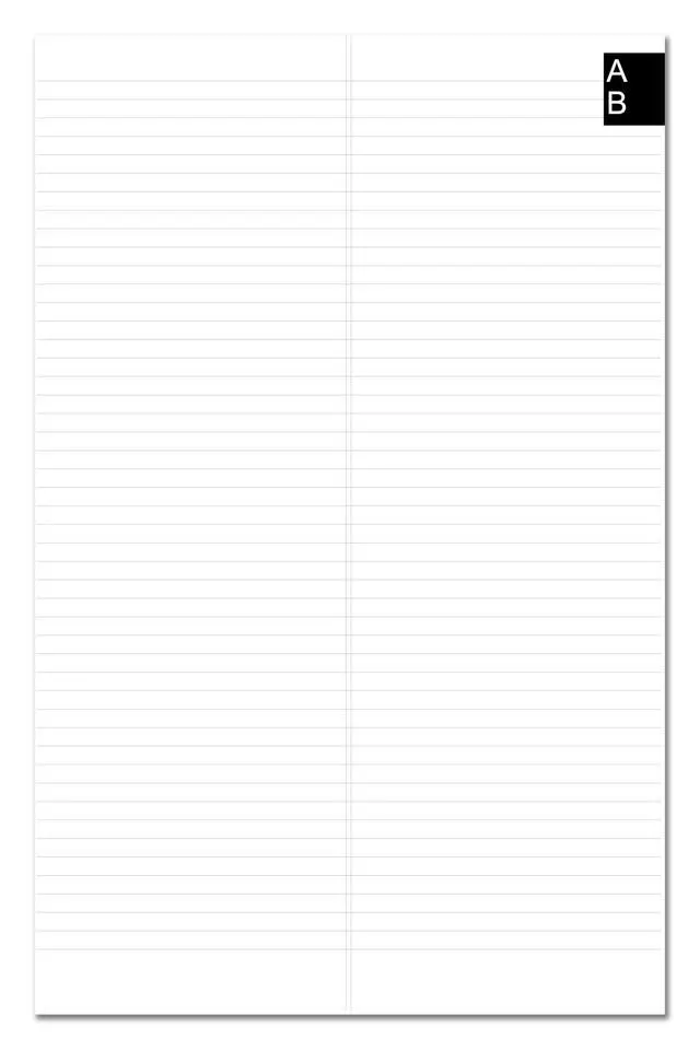 Alt view image 4 of 6 - American Funeral Record Book, Burgundy, Hardbound, 336 Pages | F.J. Feineman Co. 4300-O Version, Section Sewn, 8 7/8'' x 13 1/2'' - Made in USA