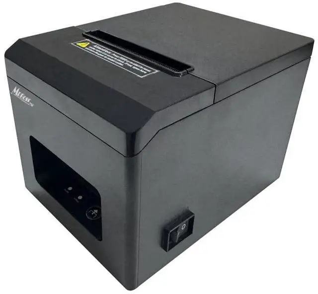 Main image of MRBOSS POS 3 1/8 Thermal Receipt Printer Bluetooth USB Support Food Delivery Ticket Printing App Grubhub Postmates Also for Togo Shop Bubble Tea Fastfood Restaurant Kitchen Ticket