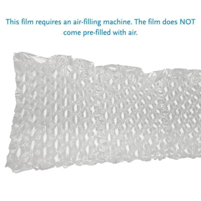 Alt view image 2 of 6 - Nylon-Enriched HDPE+PA Bubble Pillow Film Roll 1000ft x 16" x 12", Perforated Every 12", Air Cushion Packing Material for Shipping, Moving, Improved Barrier, Thicker & Long-Lasting
