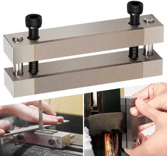 Main image of Hardened File Guide with Carbide Surface For Knife Making Knife Maker Tool, Fits Blade Width up to 2 Inch Inch