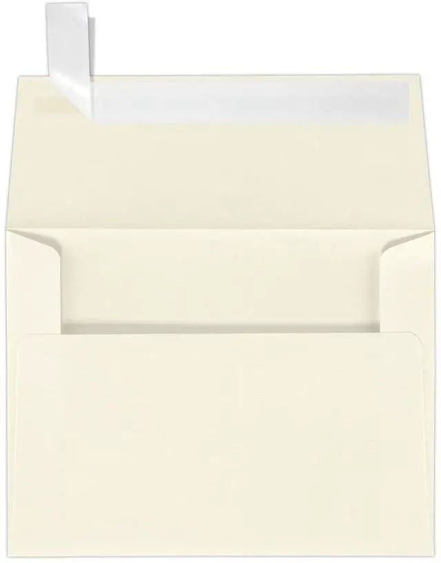 Main image of A2 Invitation Envelopes | Peel & Press | 4 3/8" x 5 3/4" | Natural Linen | 80lb. Text | 1,000 Qty