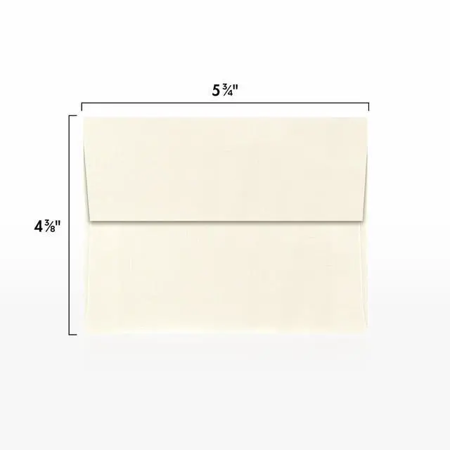 Alt view image 3 of 6 - A2 Invitation Envelopes | Peel & Press | 4 3/8" x 5 3/4" | Natural Linen | 80lb. Text | 1,000 Qty
