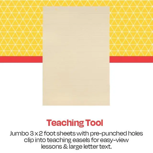Alt view image 4 of 6 - Jumbo Manila Tag Ruled Chart Paper, 36 x 24 Inches, Pack of 100 - 006435