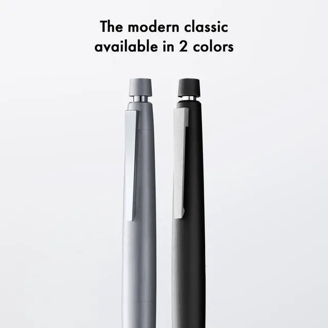 Alt view image 4 of 4 - 2000 black - elegant mechanical pencil in a satin-finish fibreglass casing - perfectly balanced - pencil M 40 fine-line refill in line width 0.7 mm & eraser tip