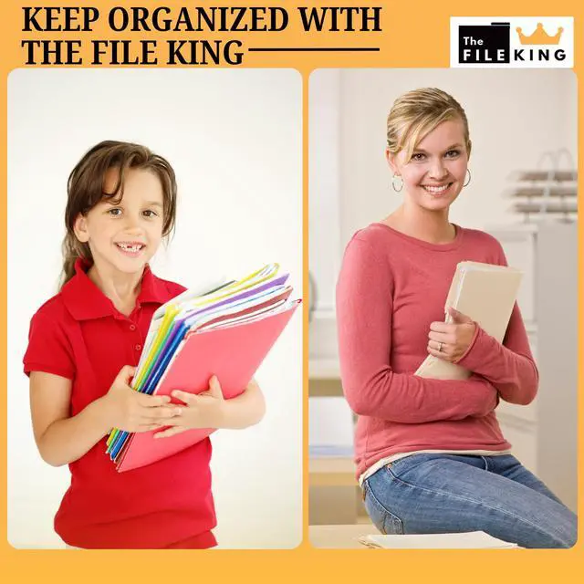 Alt view image 6 of 6 - Pressboard Classification Ruby Red Partition File Folder | Legal Size - Box of 10 | Two Dividers | Six 2 Durable Fastener Prongs | 2/5 Cut Top Tab | 2 Expansion