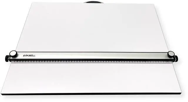 Alt view image 2 of 6 - PK00017 Model PXB31 Portable Drafting Drawing Board 23" x 31"; PXB Series; Adjustable Aluminum Parallel Straightedge; Carry Handle; Architecture Tool for Students and Professionals