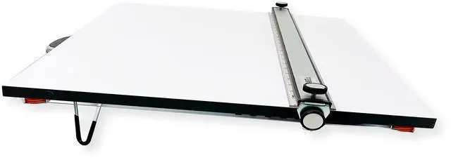 Alt view image 6 of 6 - PK00017 Model PXB31 Portable Drafting Drawing Board 23" x 31"; PXB Series; Adjustable Aluminum Parallel Straightedge; Carry Handle; Architecture Tool for Students and Professionals
