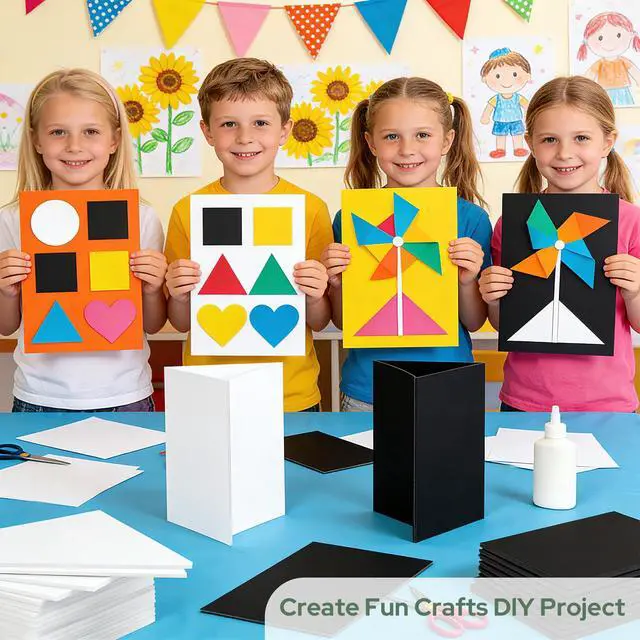 Alt view image 3 of 6 - 22x28 Black Foam Board 3/16 Thick 10 Pack | Acid Free, Polystyrene, Warp-Resistant, Easy to Cut, For Drawing Presentation, Project, Picture, Decorations & Craft Display