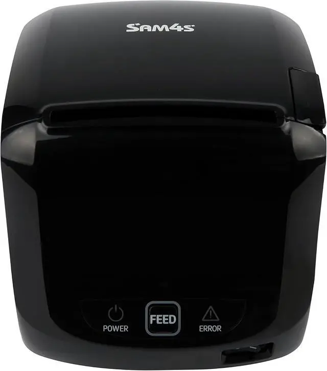 Alt view image 2 of 6 - GIANT-100 Compact 3" Thermal POS Printer USB Serial Ethernet, Splash Cover Included, Black