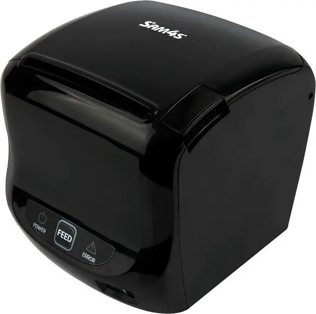 Alt view image 5 of 6 - GIANT-100 Compact 3" Thermal POS Printer USB Serial Ethernet, Splash Cover Included, Black