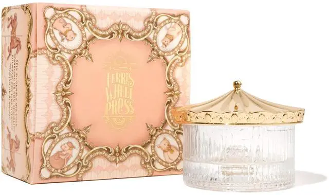 Main image of The Carousel Inkwell - Sunset Gold, Four Functional Positions, Glass Vessel for Ink, Modern Antiques