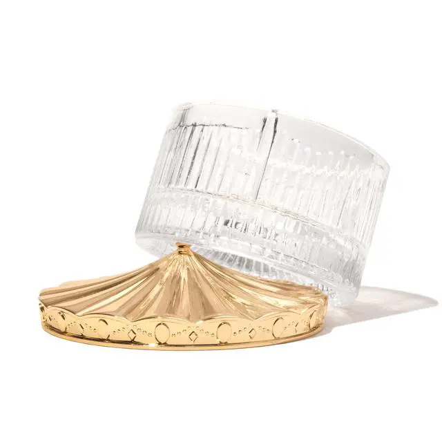 Alt view image 5 of 6 - The Carousel Inkwell - Sunset Gold, Four Functional Positions, Glass Vessel for Ink, Modern Antiques