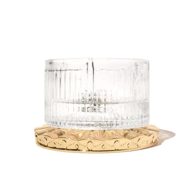 Alt view image 6 of 6 - The Carousel Inkwell - Sunset Gold, Four Functional Positions, Glass Vessel for Ink, Modern Antiques