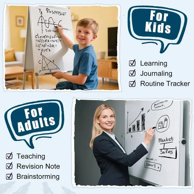 Alt view image 4 of 6 - 300 Count Black Dry Erase Markers Bulk, Fine Tip Whiteboard Marker, Low Odor Dry Erase Pens for Back to School Supplies