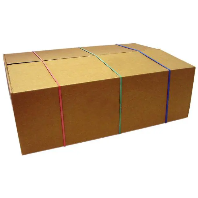 Alt view image 3 of 5 - Rubber 24012 SuperSize Bands, 12" Red Large Heavy Duty Latex Rubber Bands (25 lb carton contains approx. 60-70 bands per lb)