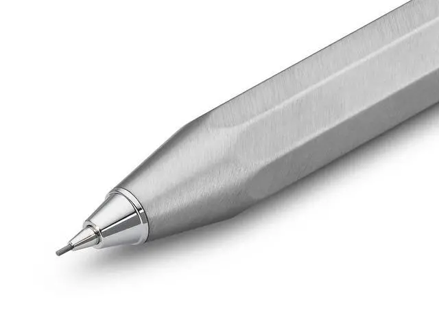 Alt view image 2 of 4 - STEEL Sport Mechanical Pencil 0.7mm HB I Stainless Steel Lead Pencil in Classic Design I Mechanical Lead Pencil 10.5 cm