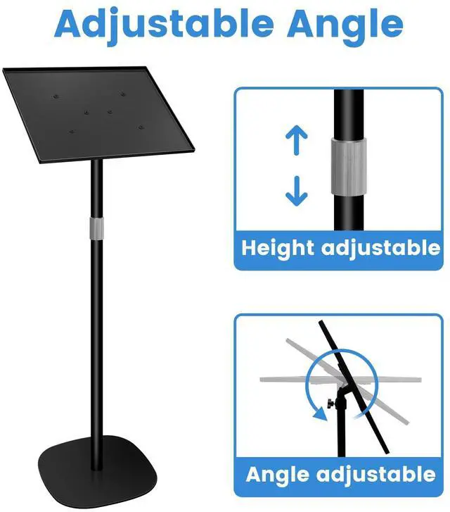 Alt view image 3 of 6 - Metal Suggestion Box with Stand Floor Standing Donation Box with Lock and Key Heavy-Duty Collection Case for Charity Home Office Church Elections, Black
