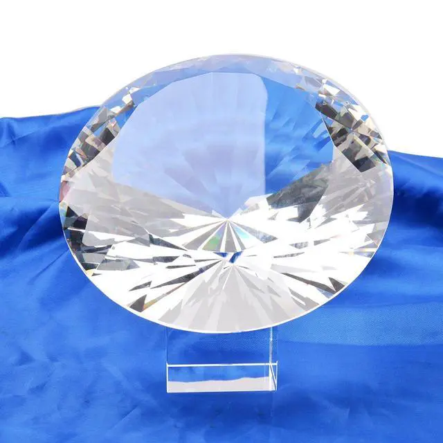 Alt view image 2 of 5 - 200mm(8 inch) Big Crystal Diamond Paperweight Wedding Centerpiece