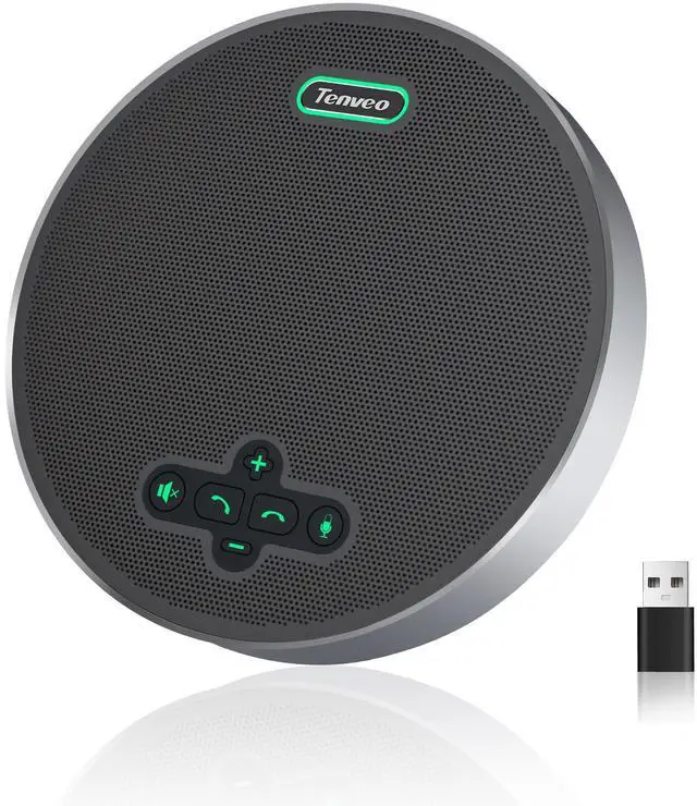 Main image of MagiCall Pro Bluetooth Conference Speakerphone, Bluetooth/Dongle/USB, 8 AI Noise-Canceling Microphones, 360° Voice Pickup, 18H Talk Time, Compatible with Zoom, Teams & OBS, for 1215 People